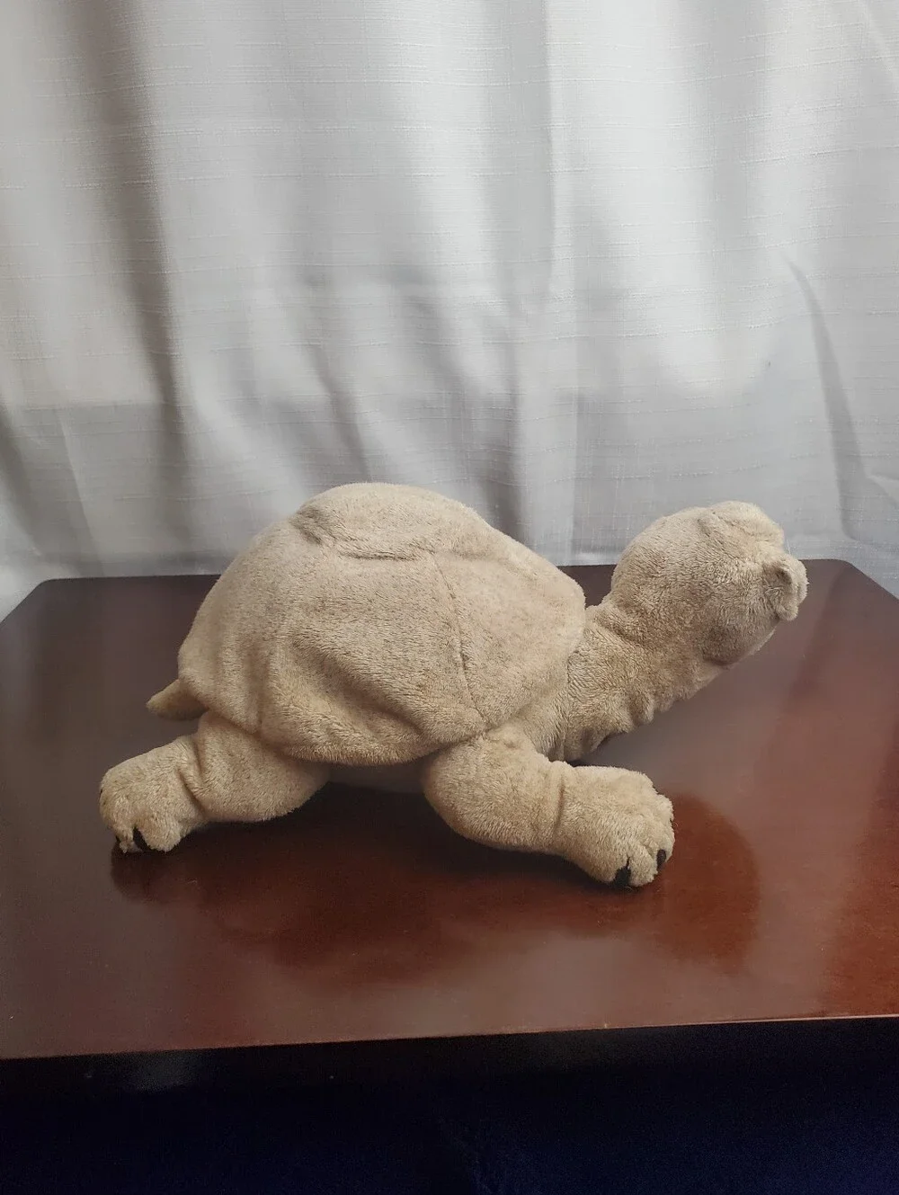 Vintage Cuddly Quarry Critters 2003 Tortoise Turtle 12” Plush Tan Sand Color